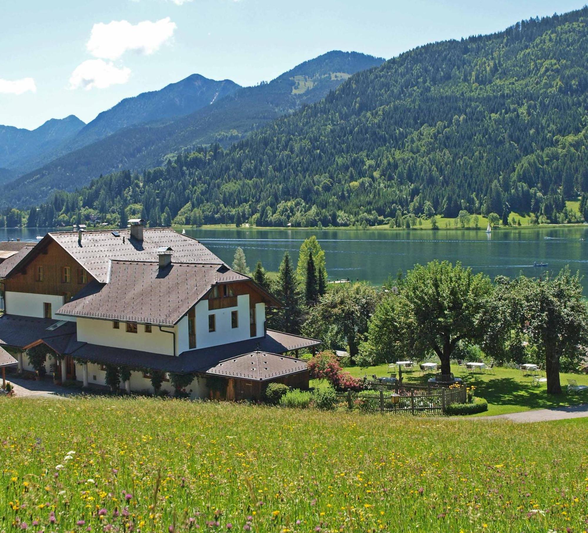 Ferienhof Obergasser Und Bergblick Weissensee Dış mekan fotoğraf
