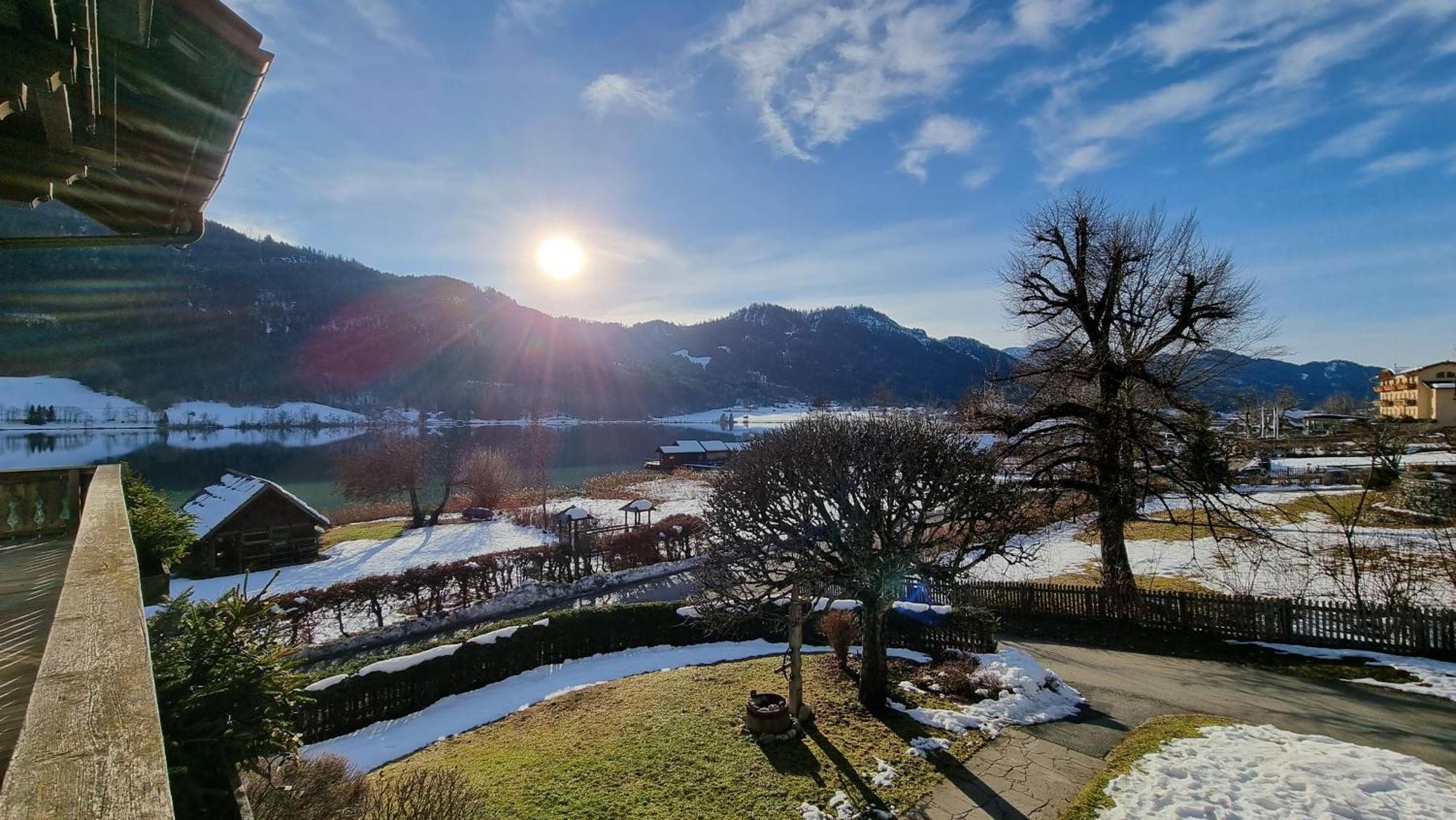 Ferienhof Obergasser Und Bergblick Weissensee Oda fotoğraf